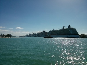 4 cruise ships