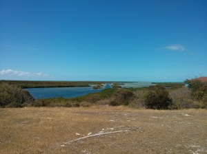 3e looking back over channel to Duncan Town