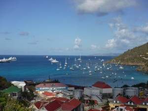 1a anchorage just north of Gustavia