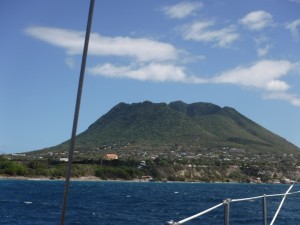 1c volcano crater Statia